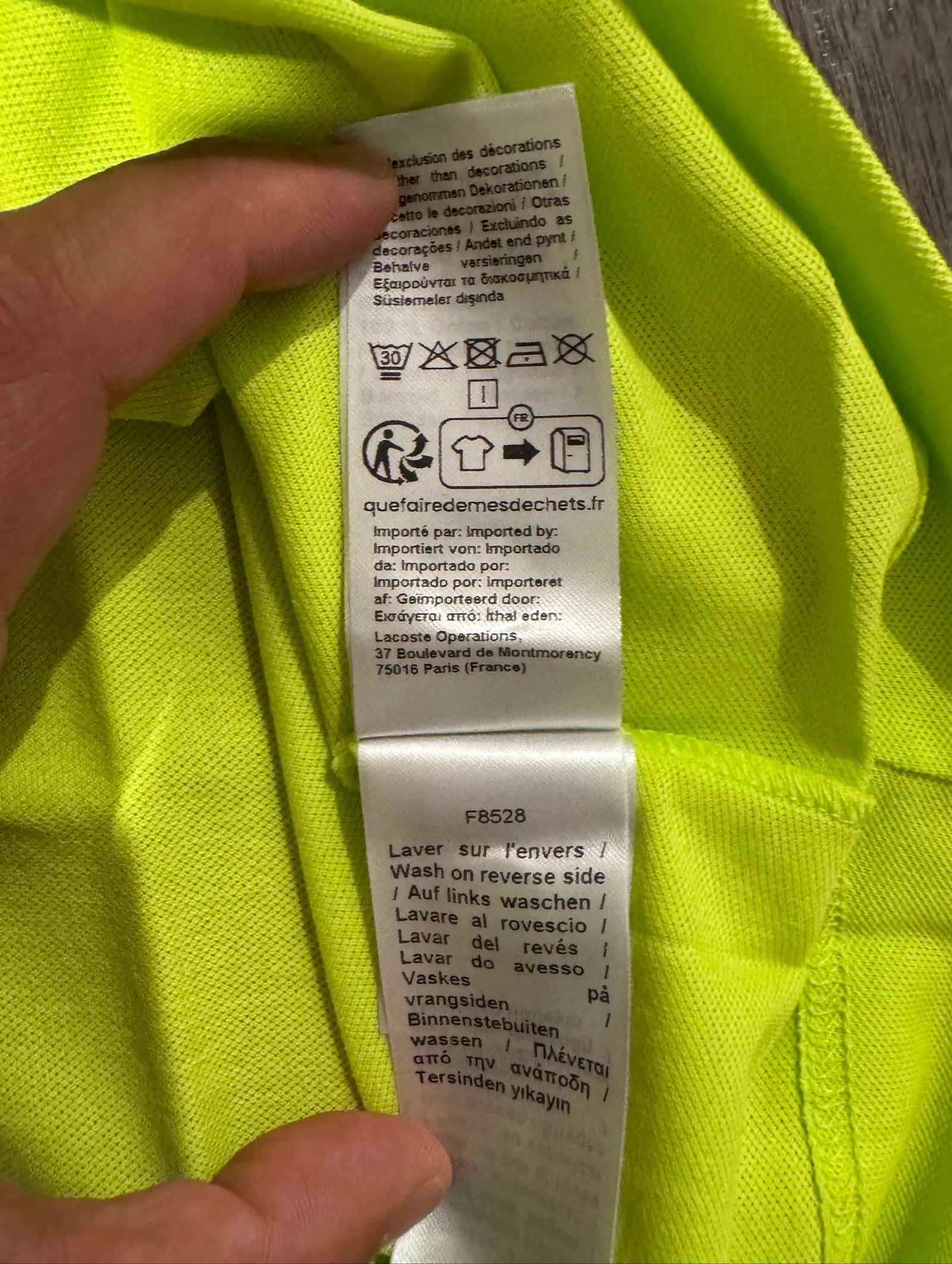 Authentic new Lacoste polo size S – photo 10